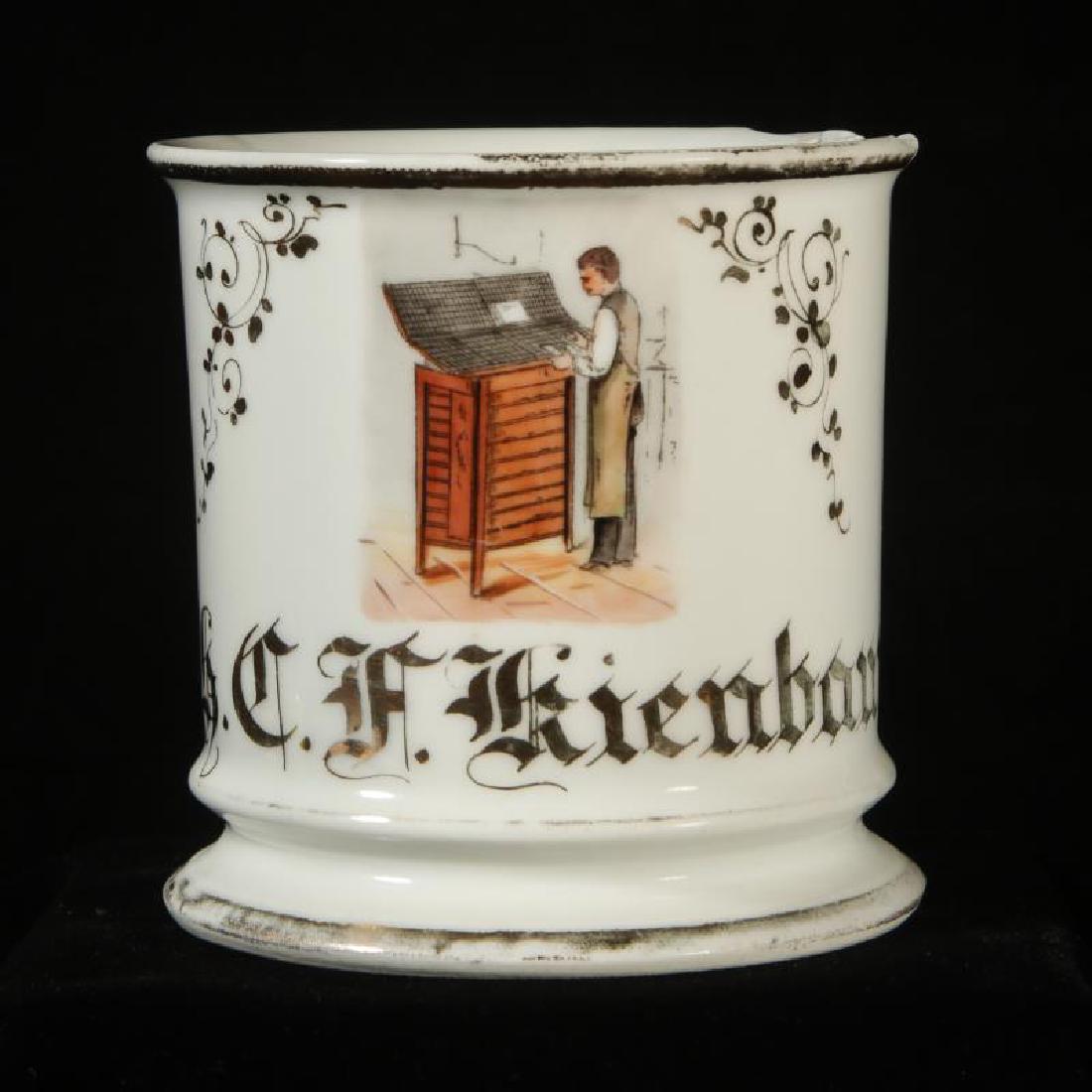 A TYPESETTER / PRINTER OCCUPATIONAL SHAVING MUG (1 of 11)
