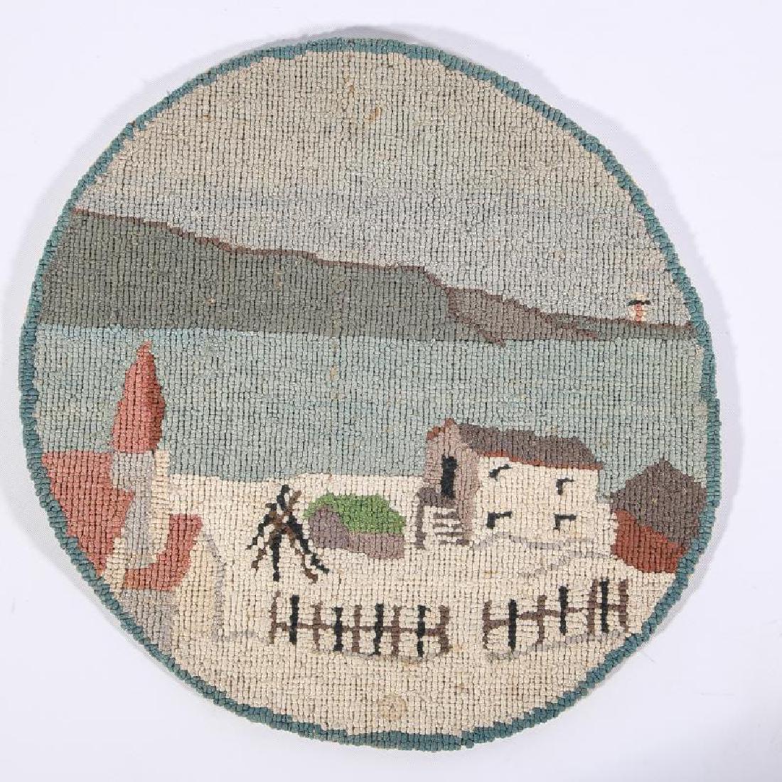 A GRENFELL LABRADOR INDUSTRIES HOOKED MAT (1 of 8)