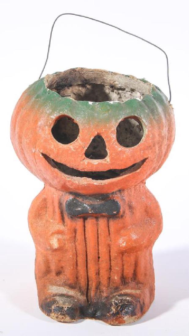 AN UNUSUAL PRESSED PAPER HALLOWEEN JACK-O-LANTERN (1 of 7)