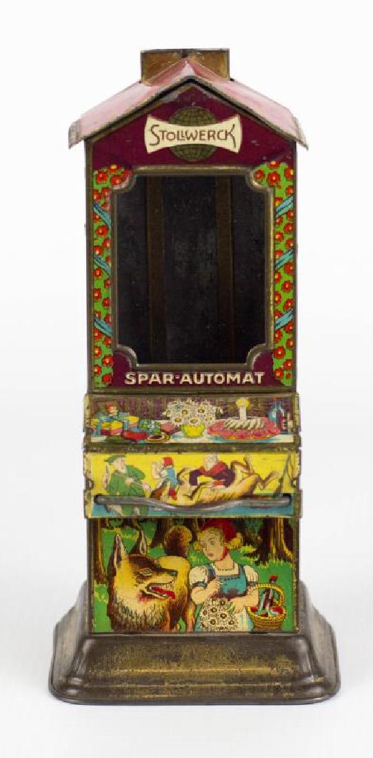 A STOLLWERCK MINIATURE CANDY VENDING MACHINE (1 of 11)