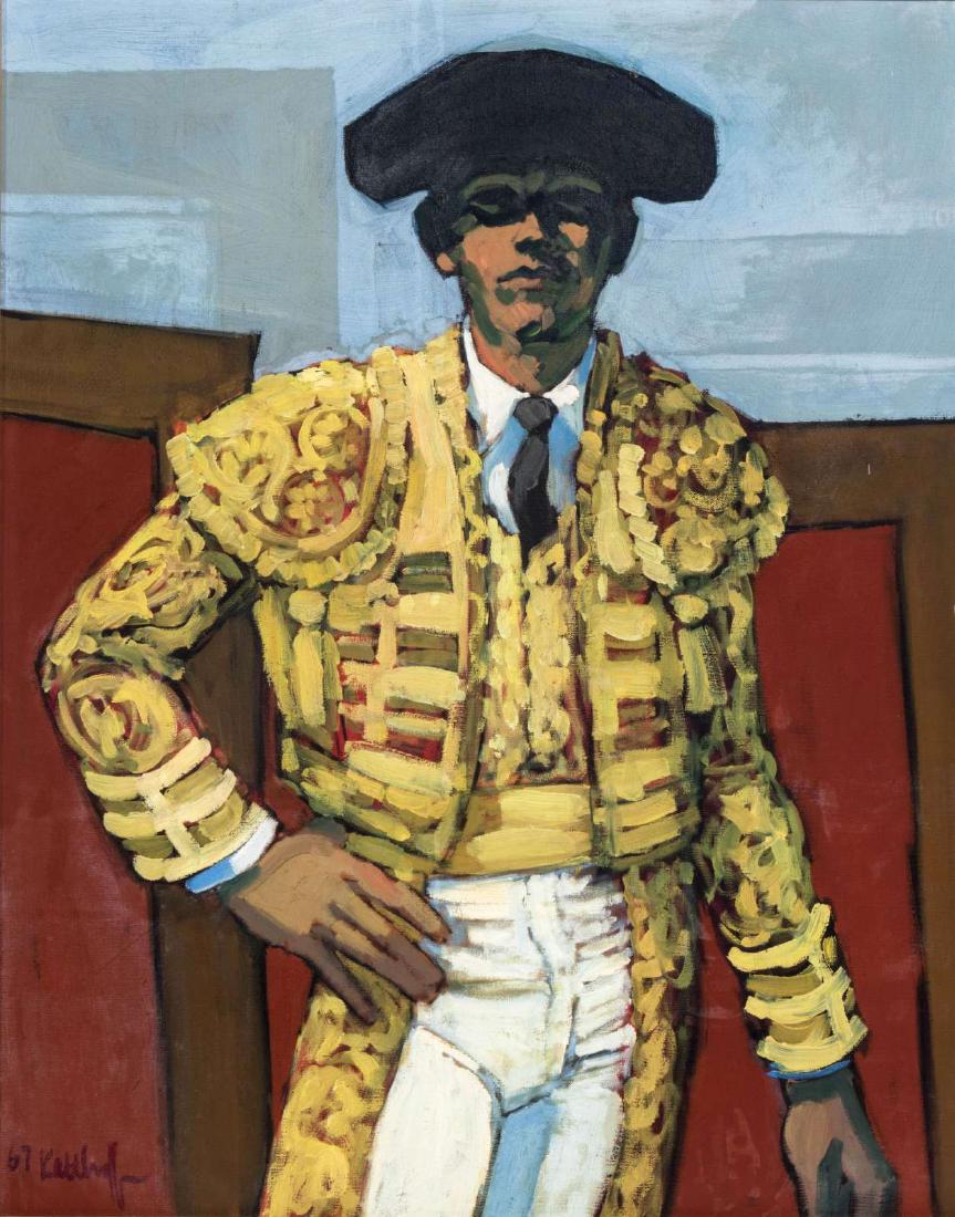 ROBERT KALTHOFF (1936- ) OIL ON CANVAS, 1967 (1 of 9)