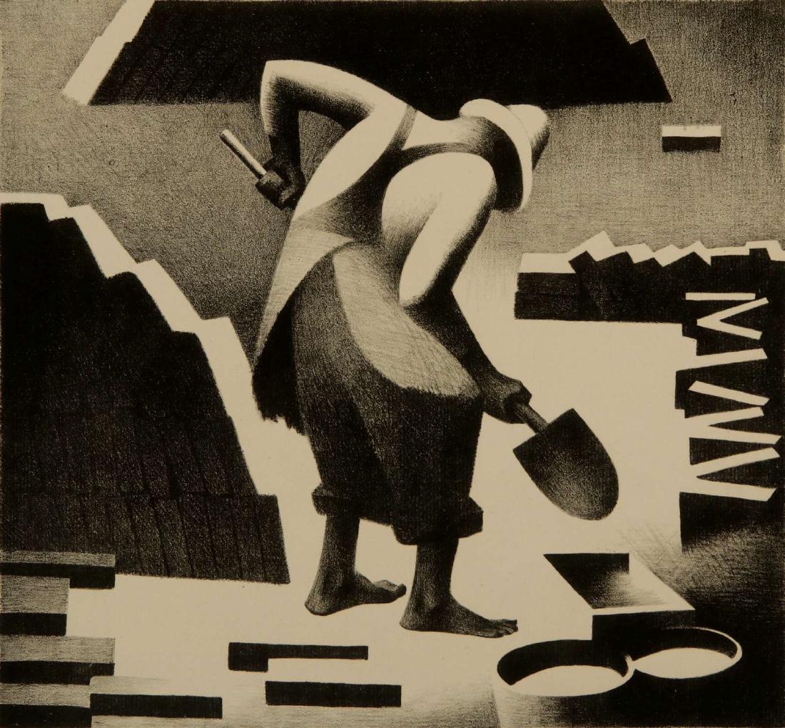 KENNETH ADAMS (1897-1966) PENCIL SIGNED LITHO (1 of 10)