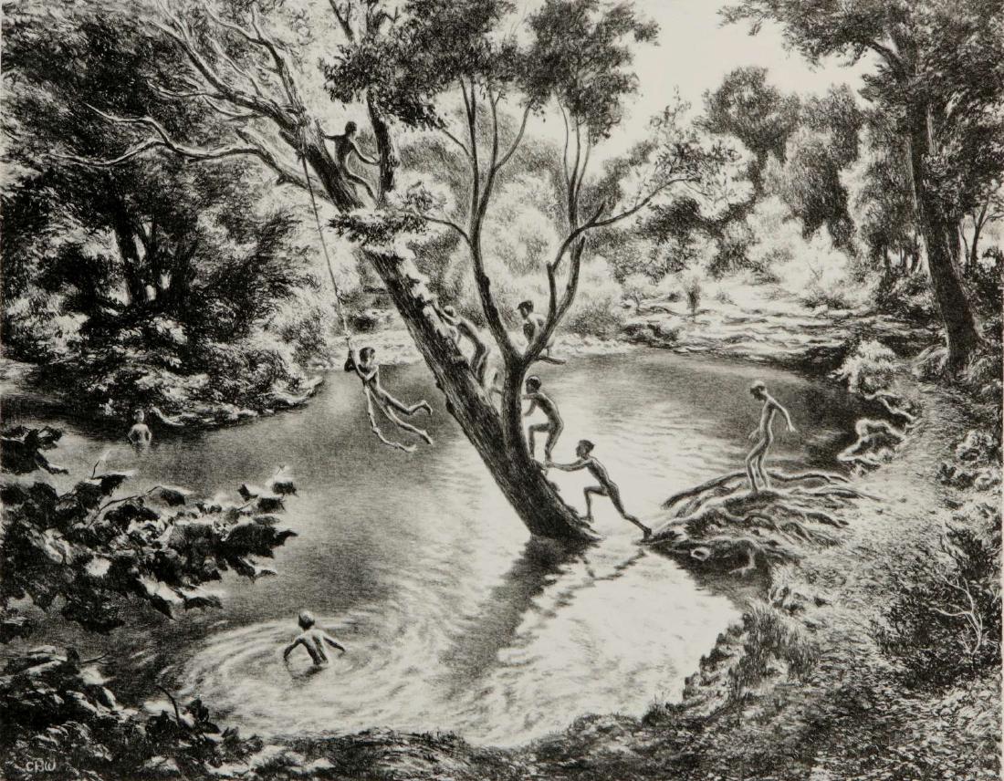 RARE CHARLES BANKS WILSON (1918-2013) SIGNED LITHO (1 of 10)