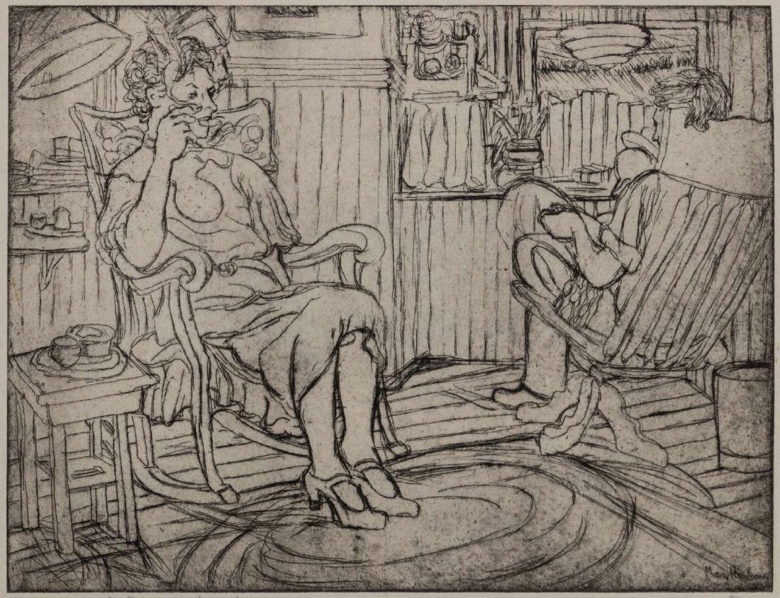 MARY HUNTOON (1896-1970) PENCIL SIGNED ETCHING (1 of 11)
