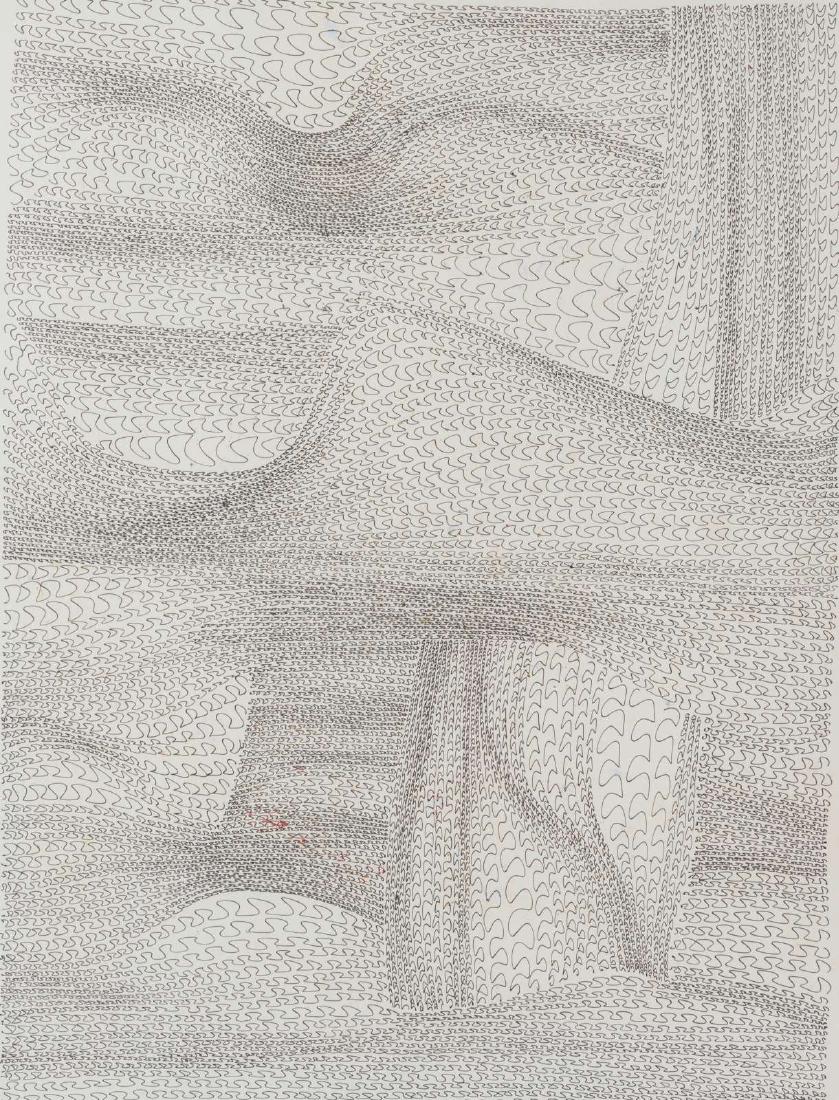 AN ATYPICAL OLI SIHVONEN (1921-1991) WORK ON PAPER (1 of 8)