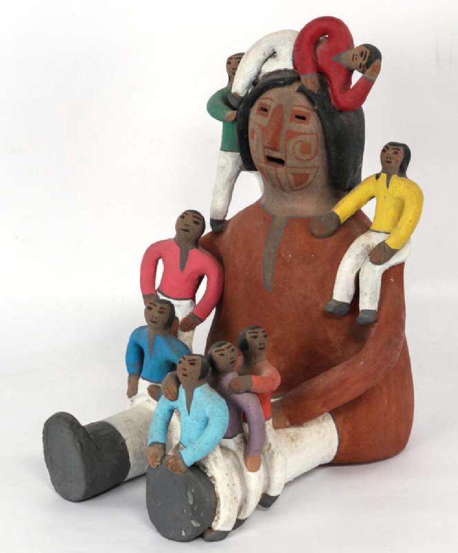 AN ELMER GATES MOJAVE INDIAN POTTERY STORYTELLER (1 of 9)