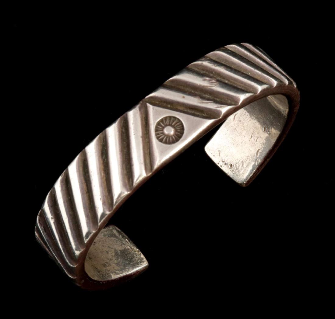 MARK CHEE (1914-1981) NAVAJO STERLING BRACELET (1 of 6)