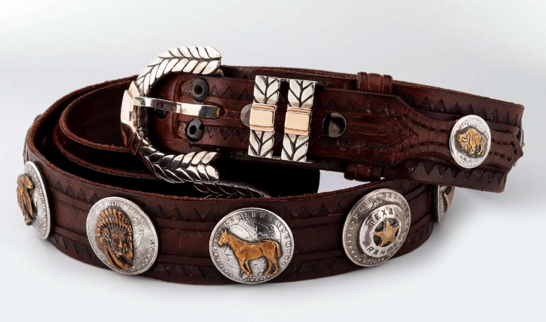 ARNOLD GOLDSTEIN STERLING AND 10K GOLD BELT (1 of 10)