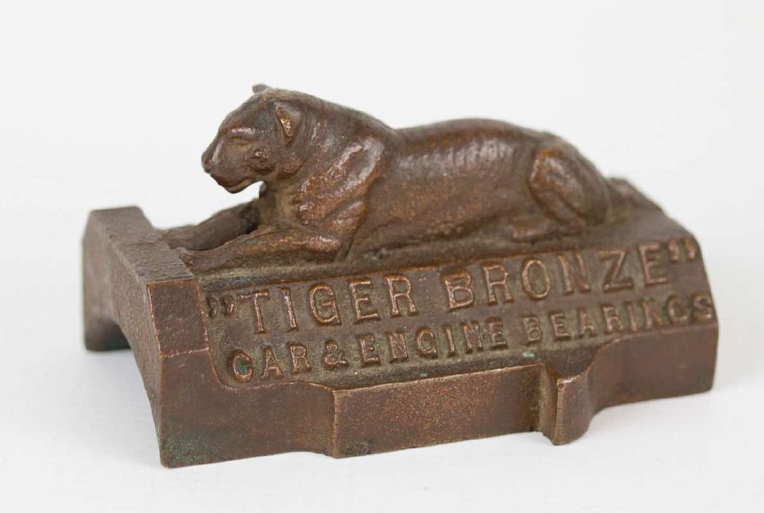 'TIGER BRONZE' AUTO BEARINGS ADVTG PAPERWEIGHT (1 of 6)