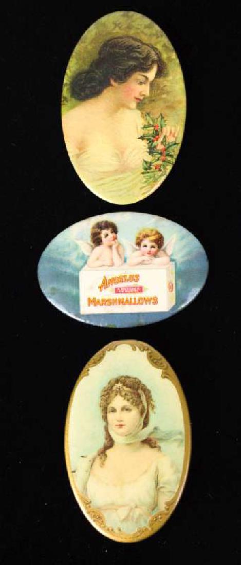 CELLULOID POCKET MIRRORS INCL ANGELUS MARSHMALLOWS (1 of 7)