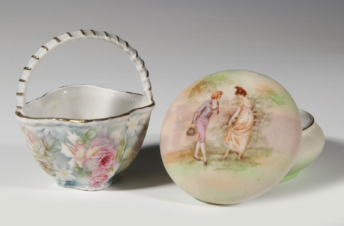 TWO PIECES OF ROYAL BAYREUTH TAPESTRY PORCELAIN (1 of 5)