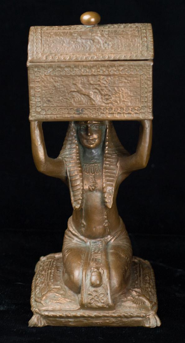 A WEIDLICH BROS ART DECO EGYPTIAN REVIVAL FIGURE (1 of 12)