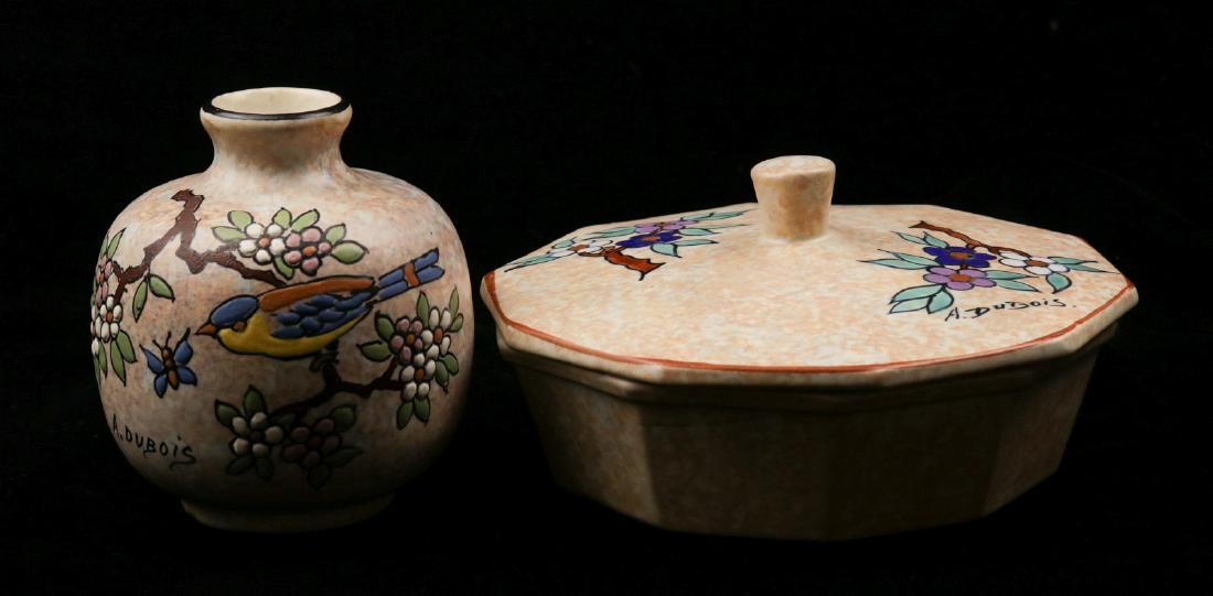 BELGIAN ART DECO CERAMICS SIGNED A. DUBOIS C. 1935 (1 of 6)