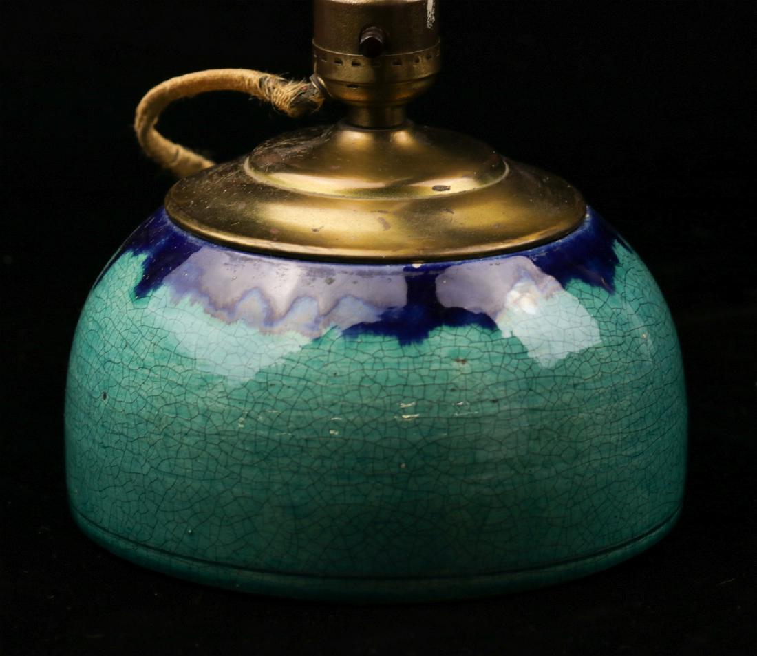 FRENCH ART DECO POTTERY LAMP ATTRIBUTED PRIMAVERA (1 of 5)