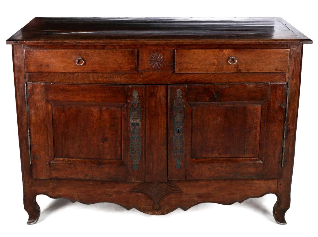 AN 18TH CENTURY FRENCH PROVINCIAL SIDE CABINET (1 of 12)