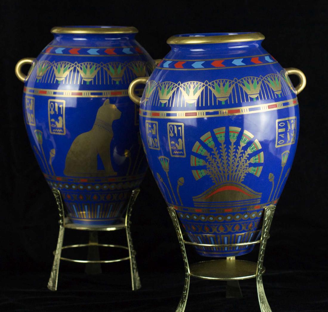 Franklin Mint Golden Vase Of Bast Pair Dec 14 2017 Soulis