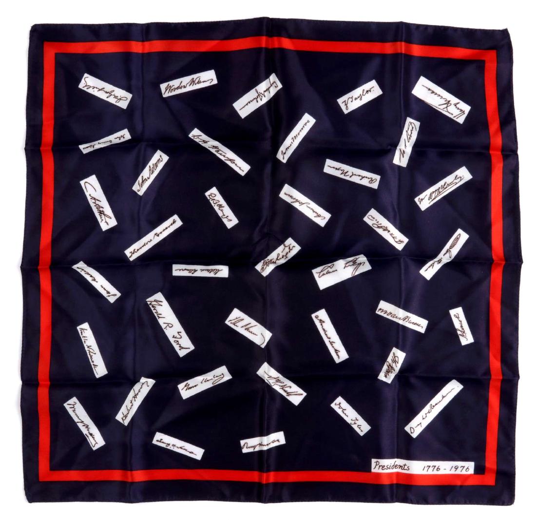 A COLLECTION OF SILK AND LINEN SCARVES: Ten scarves, examples include: a Patrick Frances silk velvet scarf; 37 West; Ralph Lauren; Saks Fifth Avenue; Anne Klein; and more. Measure from 20 to 60 inches.