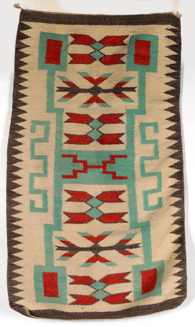 A LATE 20TH CENTURY NAVAJO STORM PATTERN WEAVING (1 of 10)