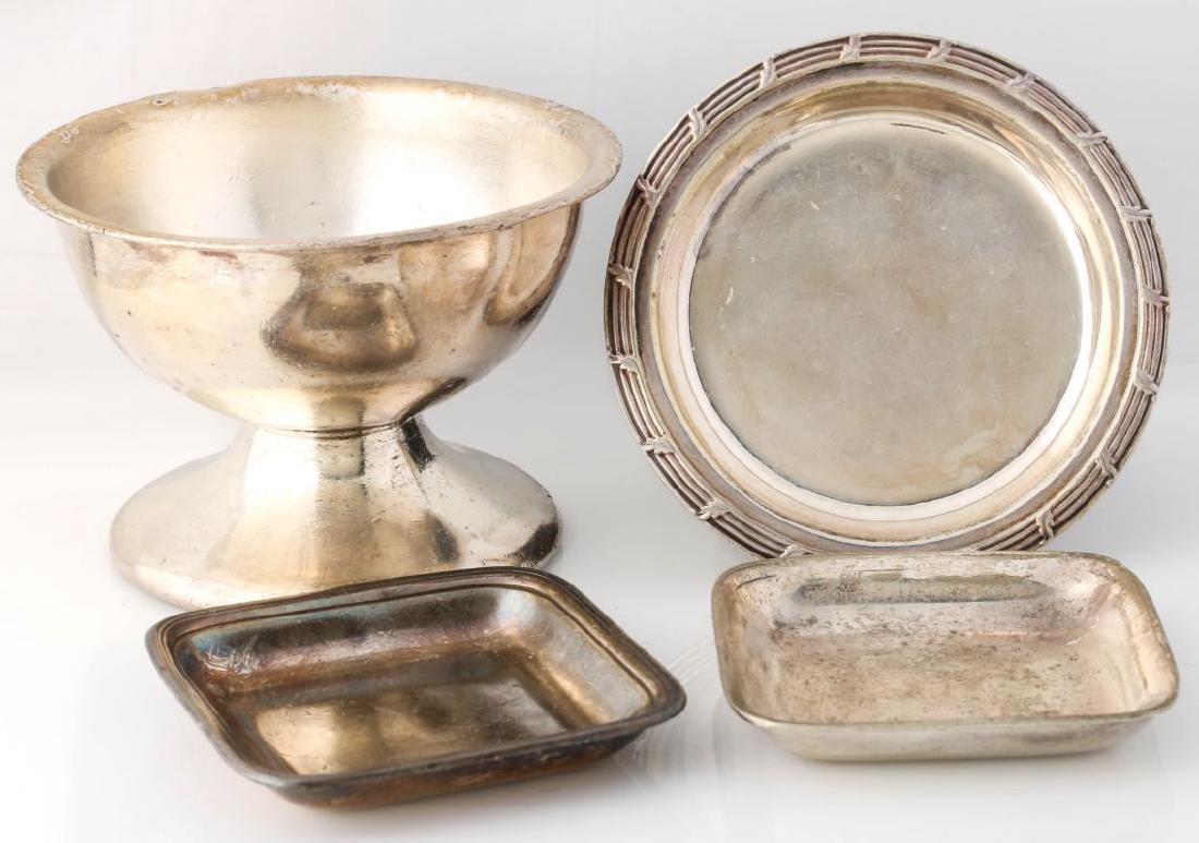 FOUR AT&SF SANTA FE RR SILVER SERVICE ITEMS (1 of 5)