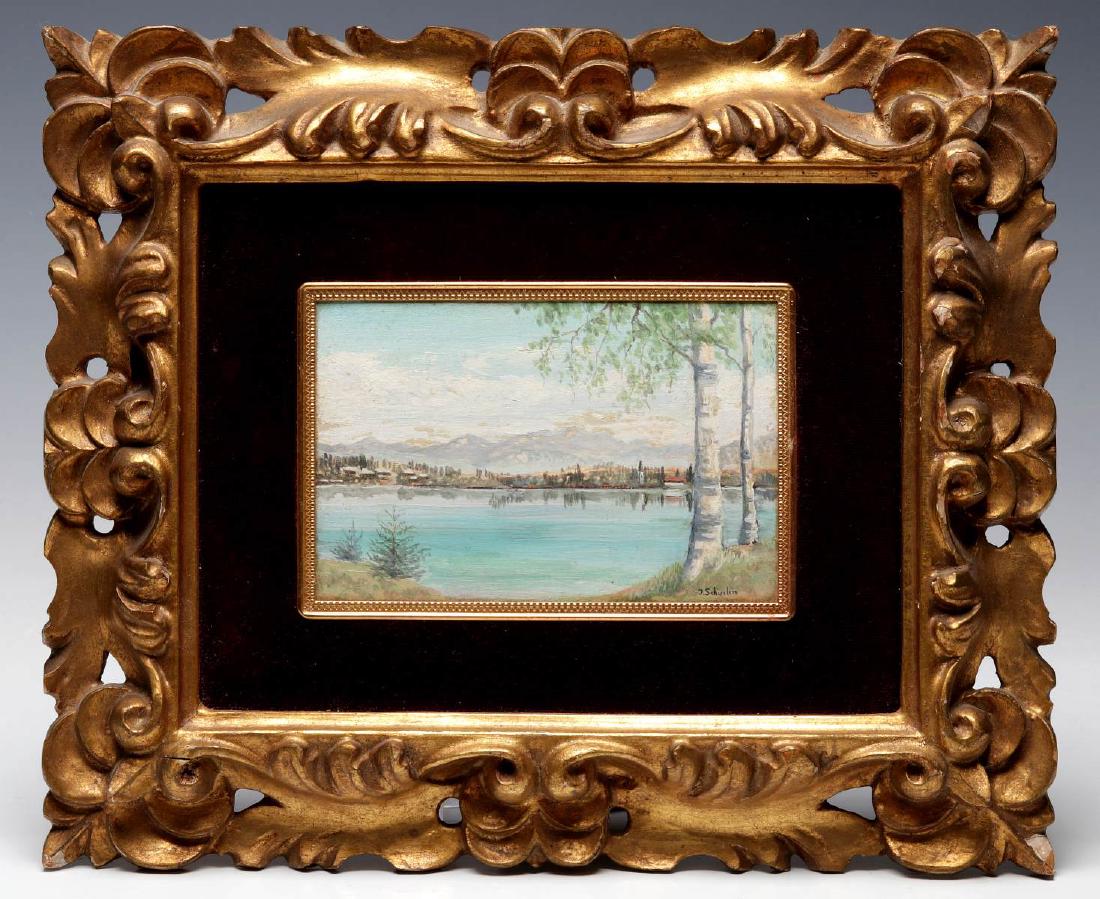 JULIUS W. SCHULEIN (1881 - 1970), TWO PAINTINGS (1 of 10)