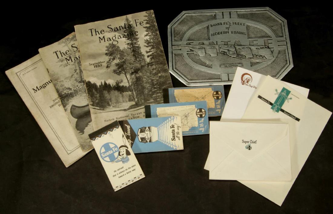 SANTA FE RAILROAD EPHEMERA AND COLLECTIBLES (1 of 9)