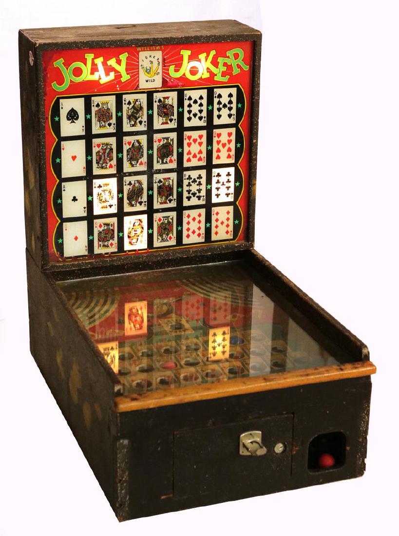 JOLLY JOKER VINTAGE PINBALL MACHINE SANS THE LEGS (1 of 10)