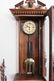 A GOOD 19TH C. AUSTRIAN 3-WEIGHT REGULATOR CLOCK - 9