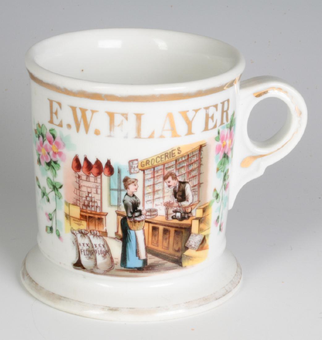A DRY GOODS MERCHANT OCCUPATIONAL SHAVING MUG (1 of 8)