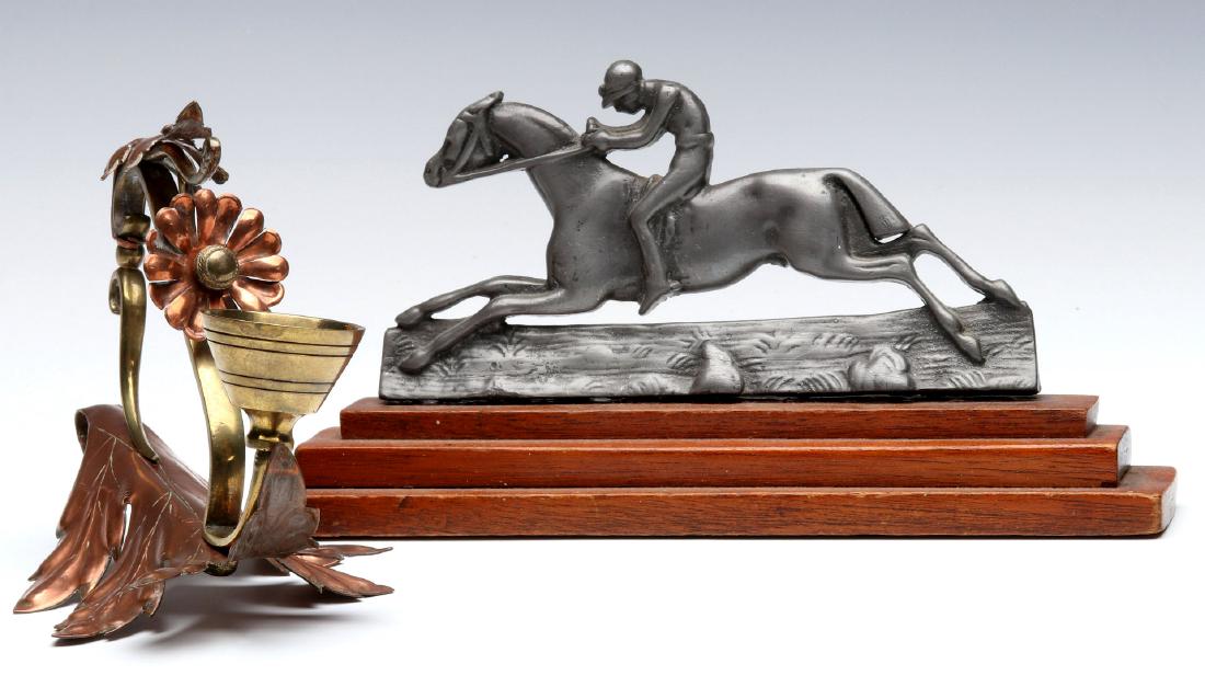 TWO EARLY 20TH CENTURY METAL ORNAMENTS (1 of 6)