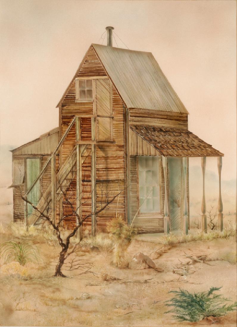 CARL ADAMS (20TH C.) ACRYLIC ON BOARD (1 of 9)