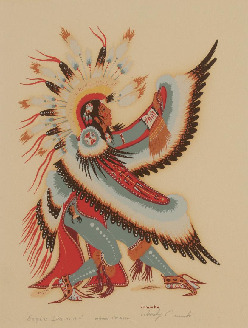 WOODY CRUMBO (1912-1989) PENCIL SIGNED SILK SCREEN (1 of 10)
