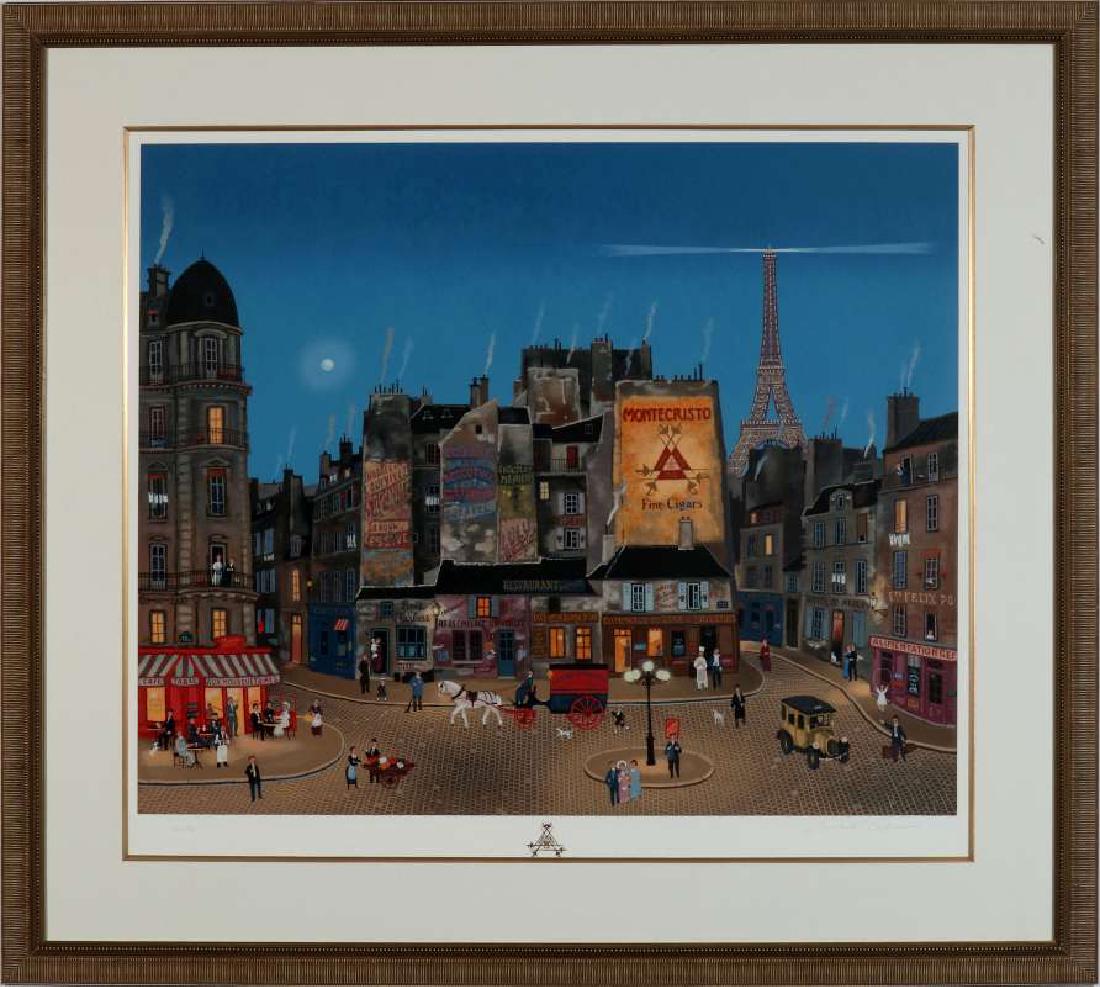 MICHEL DELACROIX (b 1933) PENCIL SIGNED SERIGRAPH (1 of 10)