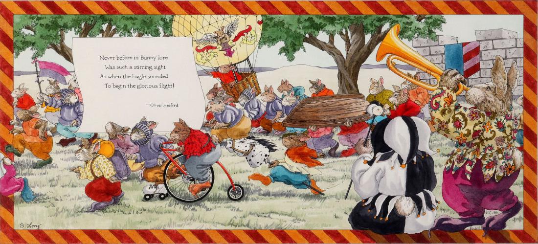 SYLVIA LONG (BORN 1948) MIXED MEDIA ILLUSTRATION (1 of 10)