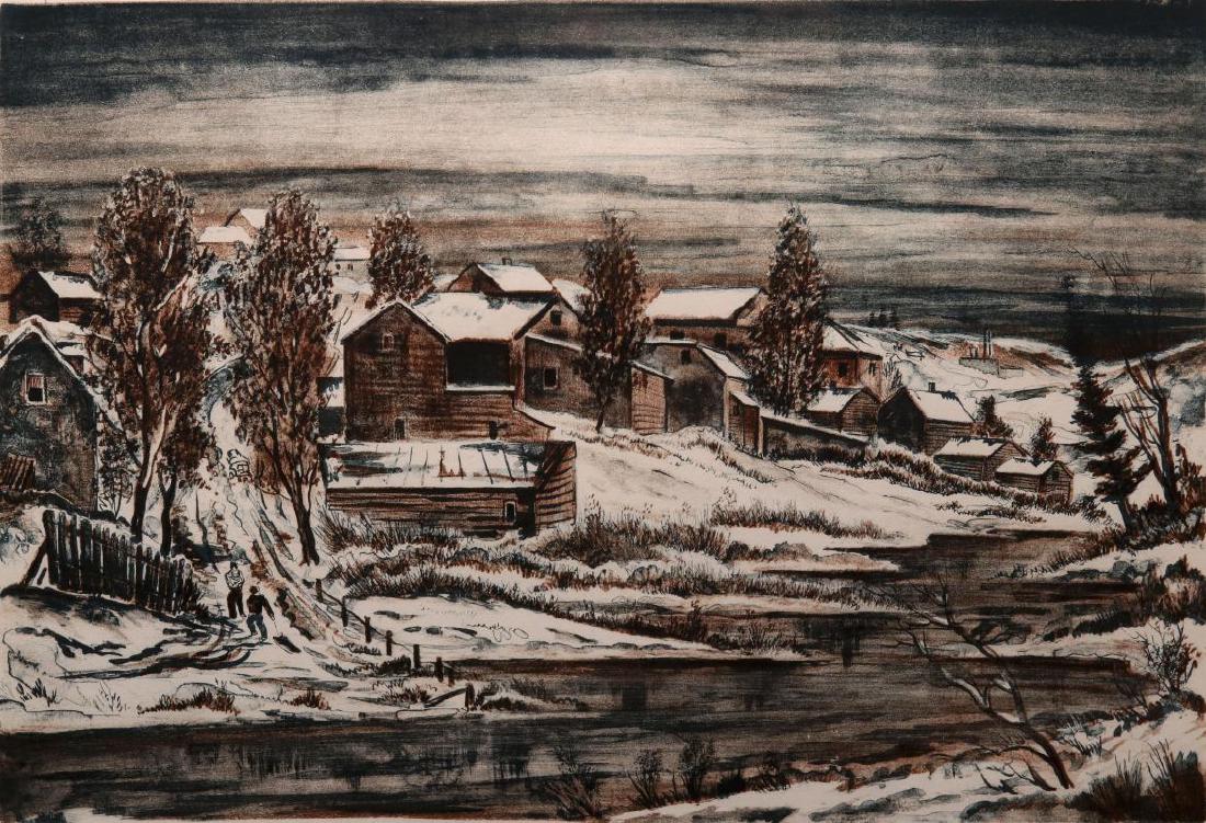 EMIL GANSO (1895-1941) PENCIL SIGNED LITHOGRAPH (1 of 10)