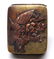 AN ANTIQUE MIXED METALS JAPONISM PILL BOX - 2