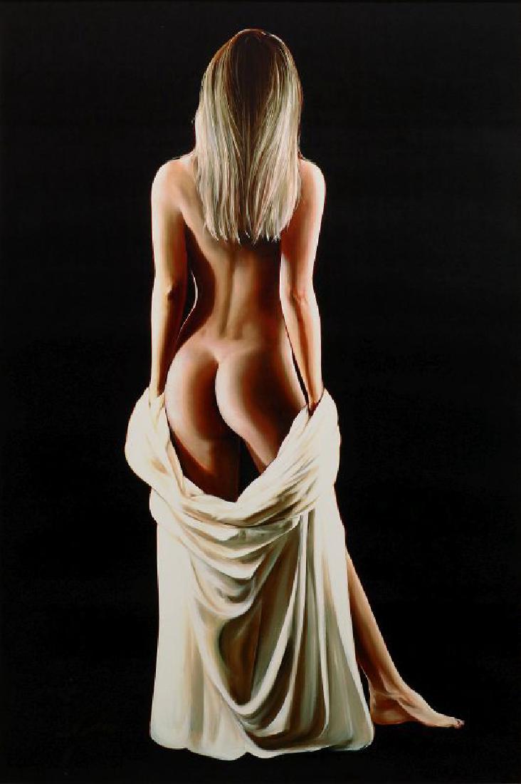 BILL MACK (1949- ) 'CASUAL ELEGANCE' GICLEE PRINT: Giclee on canvas, signed lower left, edition 35/95 lower right. Measures 48 x 32 inches, 58 x 42 inches overall. We happily provide seamless in-house packing and shipping services on nearly everything