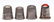 STERLING SILVER AND .800 SILVER ANTIQUE THIMBLES - 6