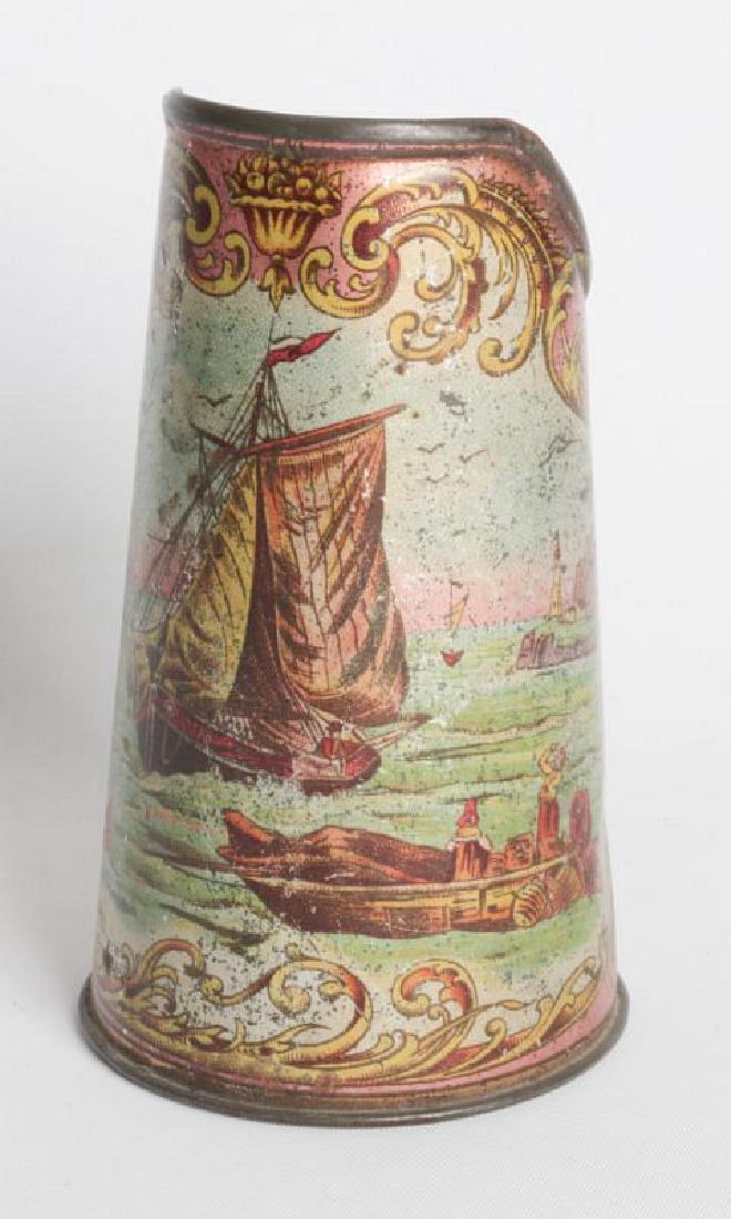 A VICTORIAN TIN LITHO CHILD'S PITCHER (1 of 9)