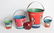 FOUR VARIED SIZE CHILD'S TIN LITHO SAND PAILS - 5