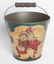 A CIRCA 1905 TIN LITHO CHILD'S SAND PAIL W/ PUNCH - 2