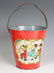 A TIN LITHO CHILD'S PAIL WITH MARCHING KIDS C 1920 - 3