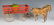 ANTIQUE VICTORIAN LITHO ON WOOD HORSE DRAWN TOY - 4