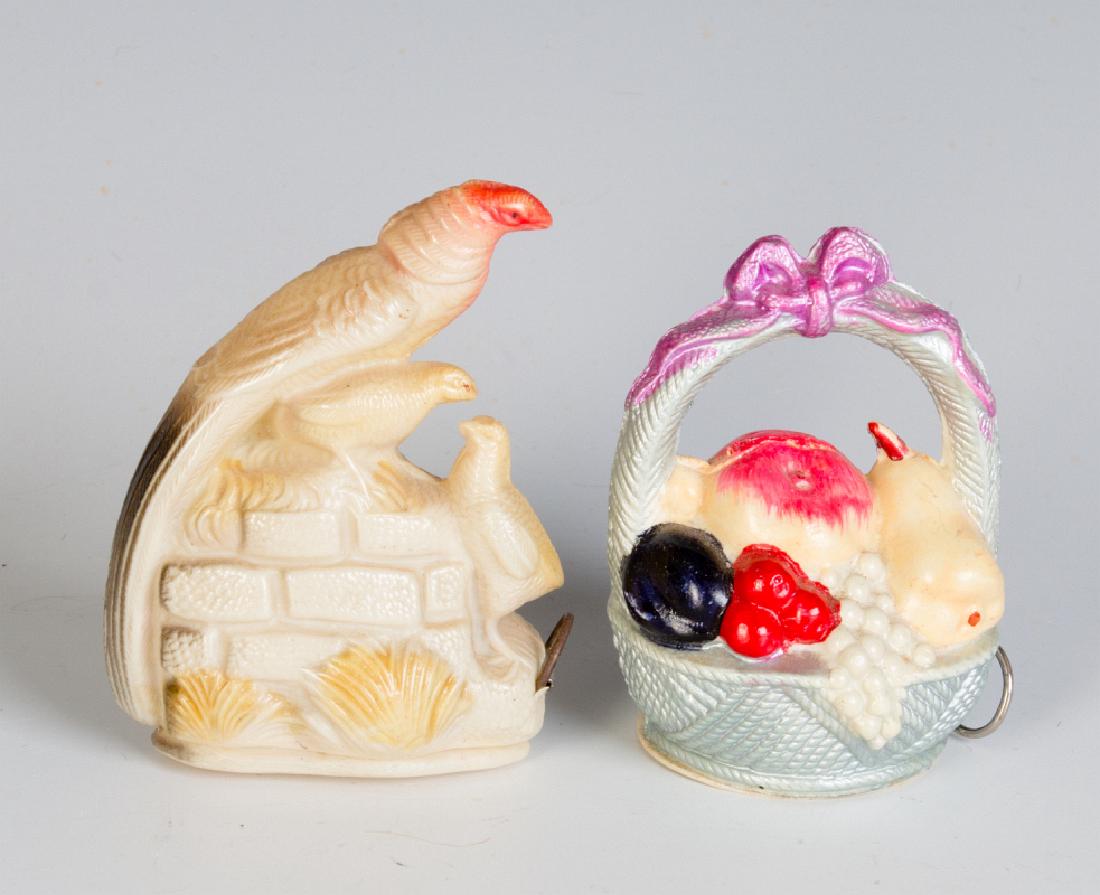 TWO VINTAGE CELLULOID TAPE MEASURES (1 of 6)