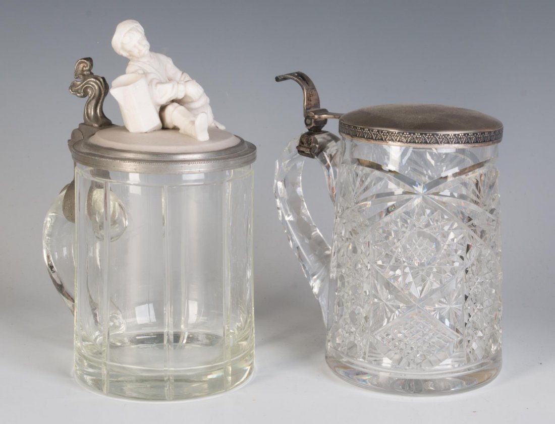 BACCARAT & RUSSIAN SILVER PRESENTATION STEIN, 1916 (1 of 10)