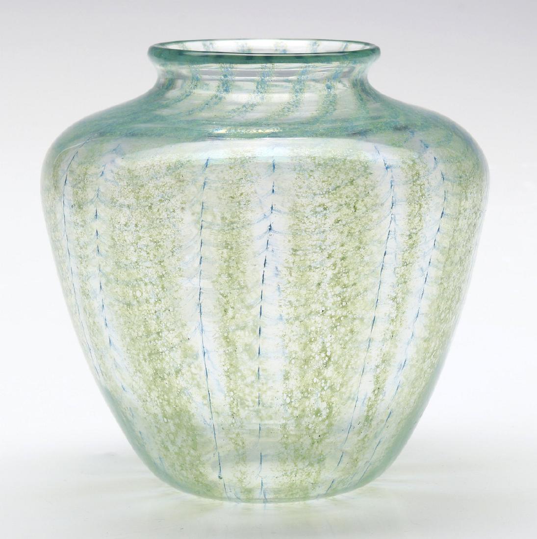 RARE NASH CHINTZ, EARLY 20TH CENTURY ART GLASS (1 of 6)