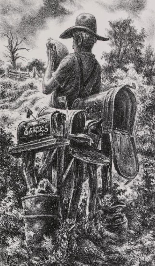 CHARLES BANKS WILSON (1918-2013) SIGNED LITHOGRAPH (1 of 11)