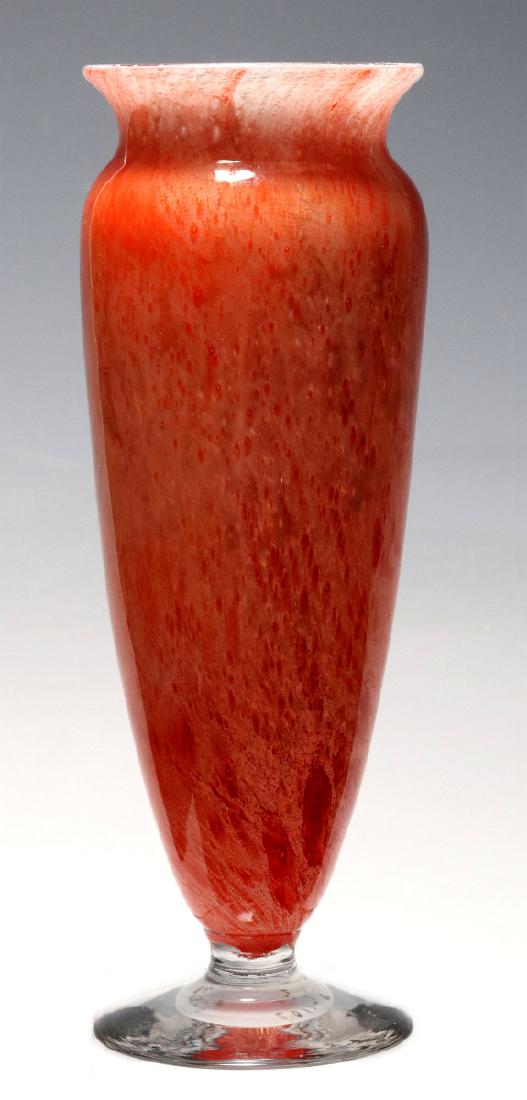 A KIMBALL CLUTHRA ART GLASS VASE SIGNED DURAND (1 of 9)