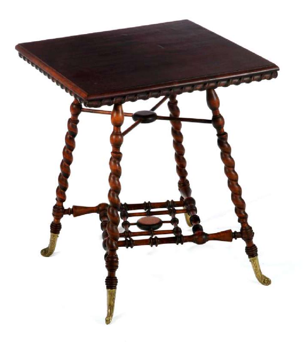 AN INTERESTING VICTORIAN STICK-N-BALL PARLOR TABLE (1 of 9)
