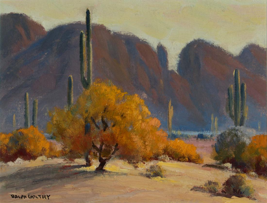 RALPH GOLTRY (1884-1971) OIL ON BOARD (1 of 9)