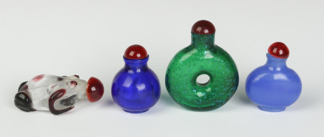 20TH CENTURY PEKING GLASS AND OTHER SNUFF BOTTLES (1 of 10)